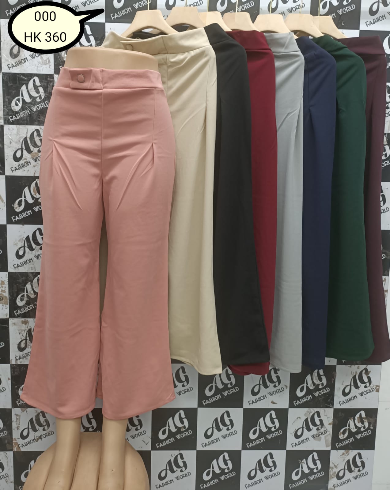 Women’s High Waist Wide Leg Pants | Casual & Office Wear Trousers