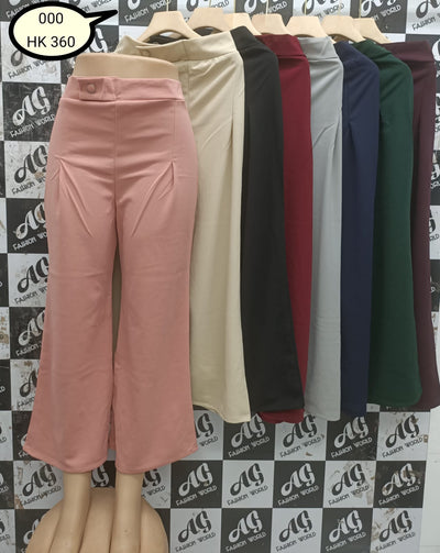 Women’s High Waist Wide Leg Pants | Casual & Office Wear Trousers