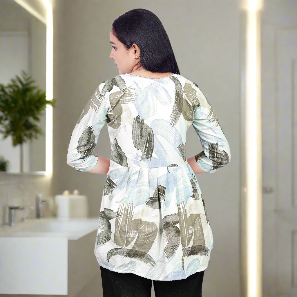 Stylish Printed Short Kurti for Women & Girls | Casual Wear Ethnic Tunic Top