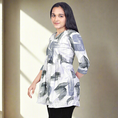 Stylish Printed Short Kurti for Women & Girls | Casual Wear Ethnic Tunic Top