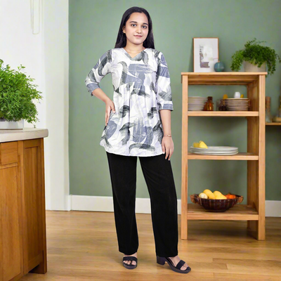 Stylish Printed Short Kurti for Women & Girls | Casual Wear Ethnic Tunic Top